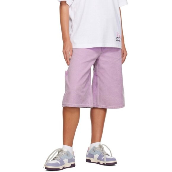 Acne Studios Low Preppy Suede Sneakers Blue Purple EU39 AD0630 - Picture 11 of 11